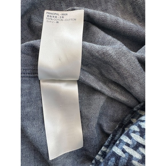 Louis Vuitton Nigo Navy Giant Damier Monogram Button Up Shirt - Picture 6 of 7